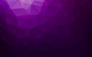 Obraz premium Dark Purple vector polygonal template. An elegant bright illustration with gradient. Brand new design for your business.