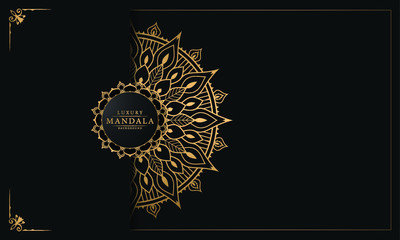 Luxury ornamental mandala design background with royal arabesque pattern arabic islamic east style. ornament elegant invitation wedding card , invite , backdrop cover banner illustration
