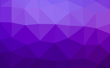 Obraz premium Light Purple vector polygonal pattern. Glitter abstract illustration with an elegant design. Textured pattern for background.