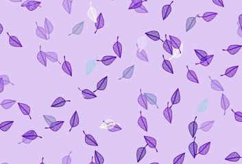 Light Purple vector sketch background.