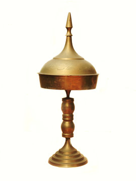 A manufactured bell metal product called Xorai is one of the traditional symbols of Assam, India. It is considered as an article of great respect by the people of Assam. It is used in felicitations.