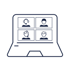 
Vector graphics video conferencing, remote work
