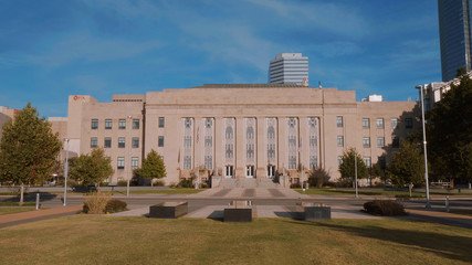 Fototapeta na wymiar Municipal building in Oklahoma City - USA 2017