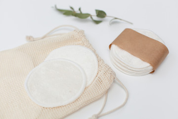 reusable bamboo discs for face, eco-friendly plastic bathroom