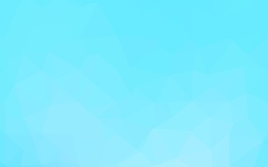 Obraz premium Light BLUE vector shining triangular background. Shining illustration, which consist of triangles. Template for your brand book.