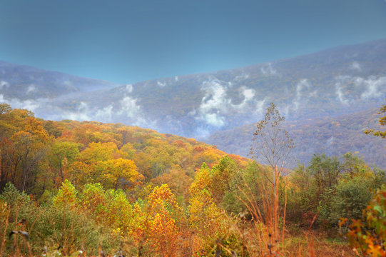 autumn in the mountains