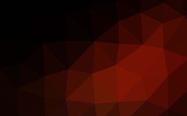 Obraz premium Dark Red vector abstract mosaic background. Shining illustration, which consist of triangles. Completely new design for your business.