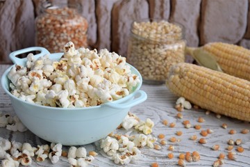 popcorn in bowl