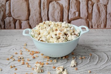 popcorn in bowl