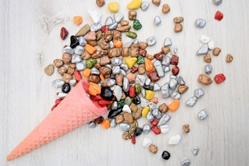 cartoon crowd of people