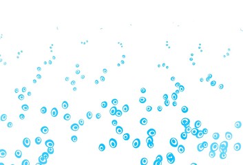 Light BLUE vector pattern with spheres.