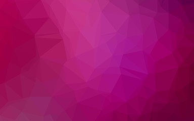Obraz premium Light Purple vector triangle mosaic cover. An elegant bright illustration with gradient. Polygonal design for your web site.