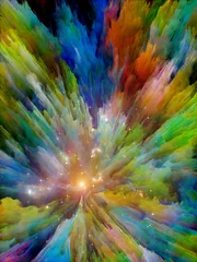 Tissu par mètre Mélange de couleurs Color Explosion