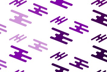 Light Purple vector pattern with narrow lines.