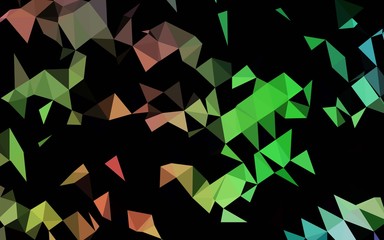 Light Multicolor, Rainbow vector low poly layout. Modern geometrical abstract illustration with gradient. New texture for your design.