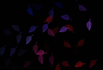 Dark Blue, Red vector sketch pattern.