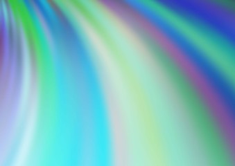 Light BLUE vector template with bent lines. An elegant bright illustration with gradient. A new texture for your  ad, booklets, leaflets.