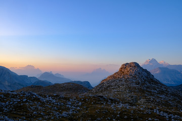 Fototapeta na wymiar Trekking Dolomites