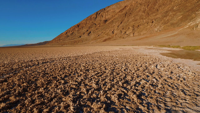 Beautiful scenery at Death Valley National Park California - Badwater salt lake - USA 2017