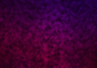 Dark Purple vector backdrop with rectangles, squares. Decorative design in abstract style with rectangles. Pattern for busines ad, booklets, leaflets