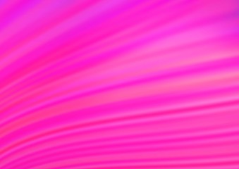 Light Pink vector template with bent lines. Glitter abstract illustration with wry lines. Textured wave pattern for backgrounds.