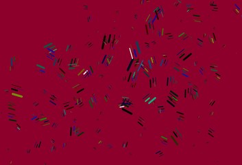 Light Multicolor, Rainbow vector backdrop with long lines.