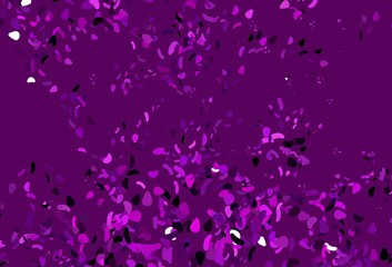 Fototapeta na wymiar Light Purple vector backdrop with abstract shapes.