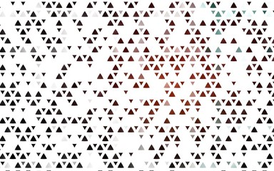 Light Red vector backdrop with lines, triangles. Modern abstract illustration with colorful triangles. Pattern for commercials.