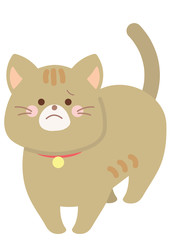 困った　ネコ