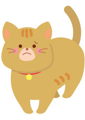 困った　猫