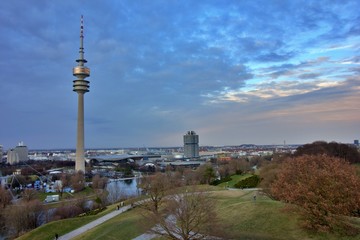 Obraz premium view of the city of Munich