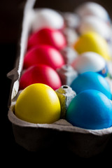 colorful Easter eggs 