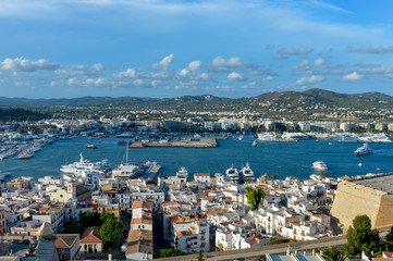 Fototapeta na wymiar Luxury travel in Ibiza, Spain