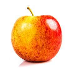 Red Apple On White