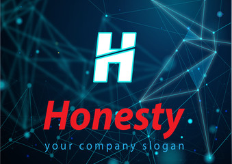 letter H logo Template for your company