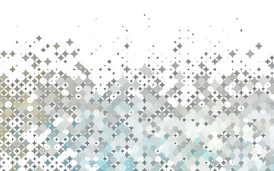 Light Black vector cover with small and big stars. Blurred decorative design in simple style with stars. Best design for your ad, poster, banner.