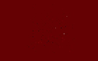 Light Red vector texture with disks. Modern abstract illustration with colorful water drops. Template for your brand book.