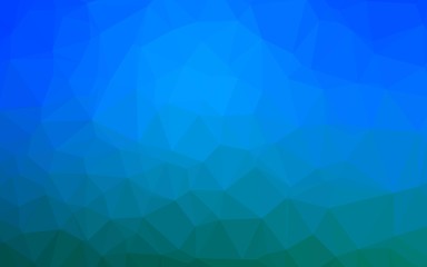 Light BLUE vector low poly layout. An elegant bright illustration with gradient. New texture for your design.