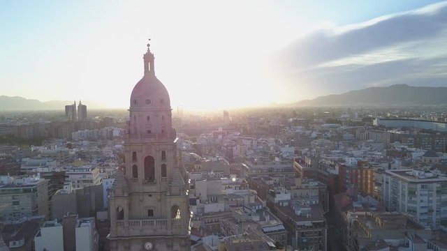 Cathedral Church of Saint Mary in Murcia. Gothic building.