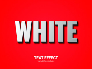 Text effect. Font style 3d style