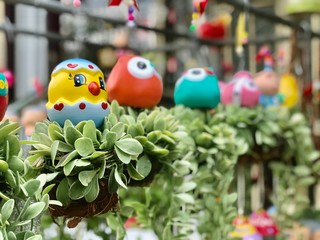 colorful easter eggs