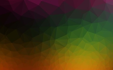 Obraz premium Dark Multicolor, Rainbow vector abstract mosaic pattern. Glitter abstract illustration with an elegant design. Completely new design for your business.