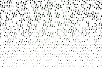 Light Green vector pattern with spheres.