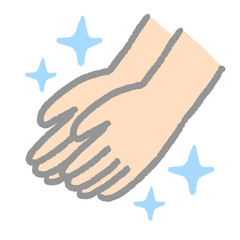 手洗い　除菌　キレイ　手