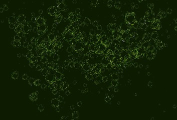 Light Green vector backdrop with dots.