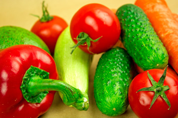 set of fresh vegetables, vitamin background with vegetables, concept of healthy proper diet vegetarian balanced nutrition, organic farm products, organic food, rural harvest, buying salad ingredients