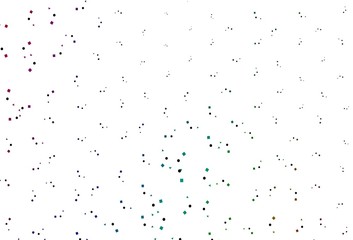 Light Multicolor, Rainbow vector cover in polygonal style with circles.