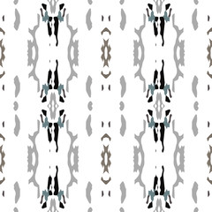 Spots, Ikat. Tie Dye, Batik. Seamless Pattern. 