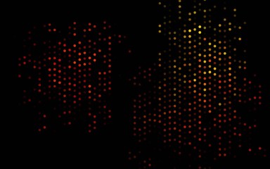 Dark Orange vector layout with circle shapes. Modern abstract illustration with colorful water drops. Pattern for ads, booklets.