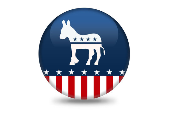 Demócrata Burro Elección Presidencial 2020 Estados Unidos Voto